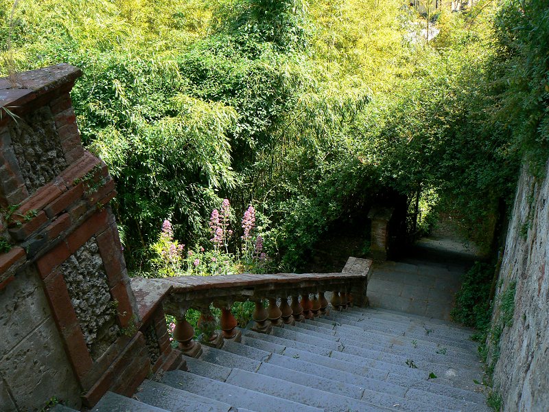 Treppe mit Balustrade