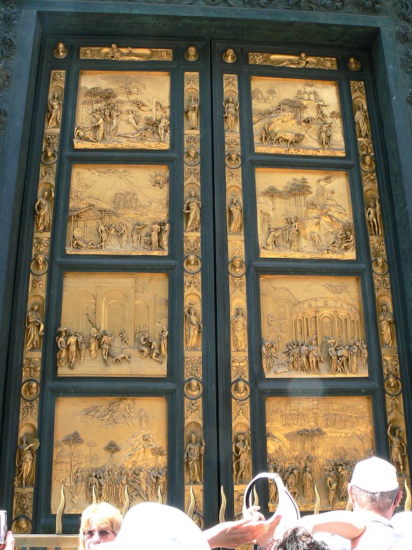 Paradiespforte am Baptisterium in Florenz