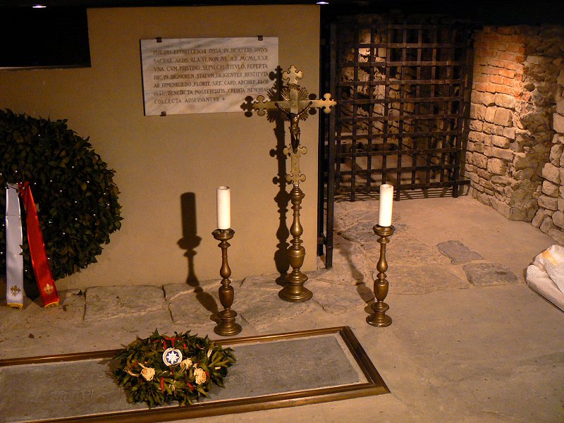 Grabstätte unter dem Dom von Florenz