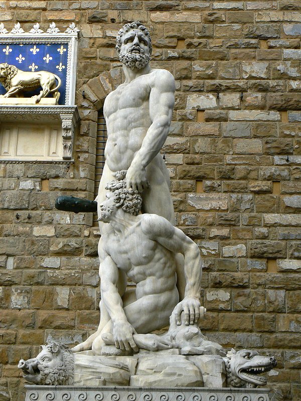 Statue Herkules und Cacus