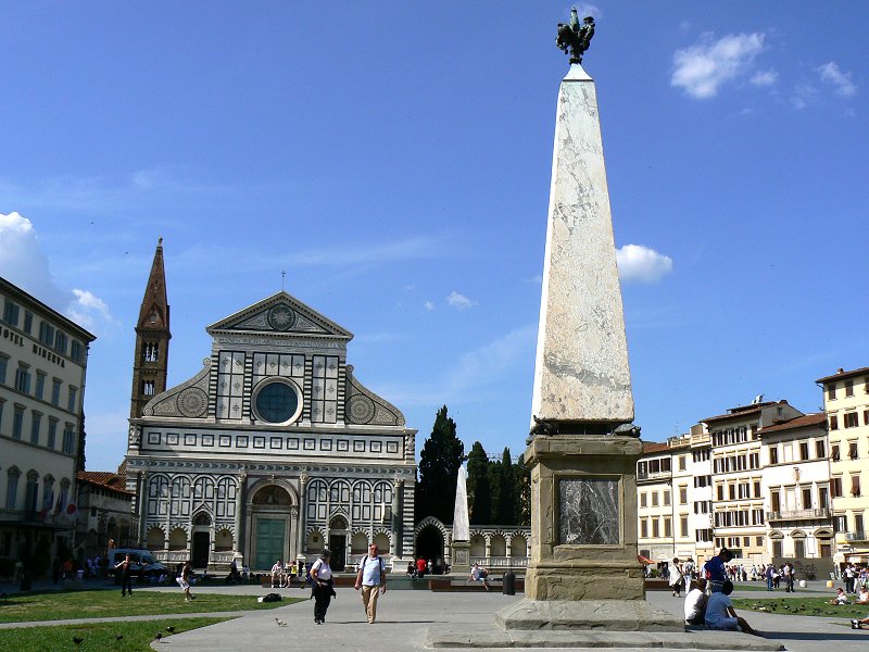 Obelisk auf der Piazza Santa Maria Novella