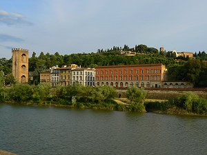 Piazzale Michelangelo, Fluss Arno