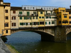Häuser auf der Ponte Vecchio