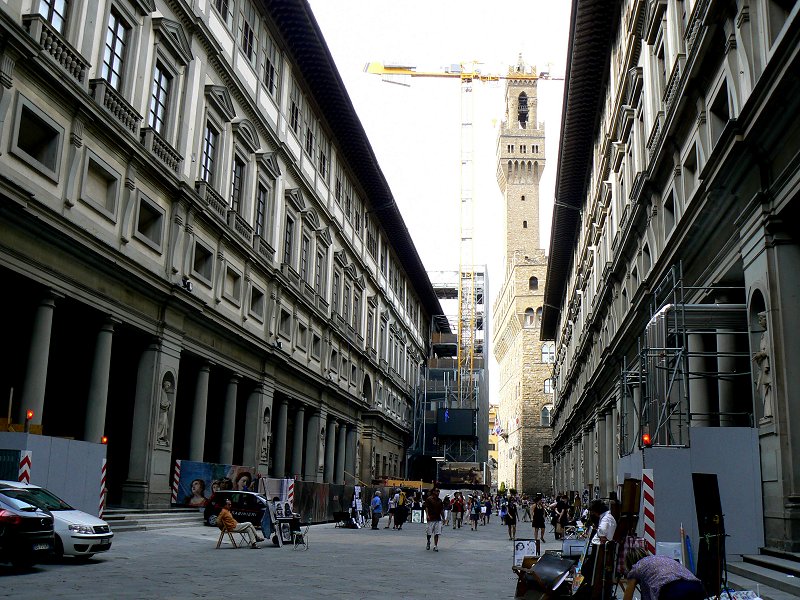Die Uffizien in Florenz (Toskana)