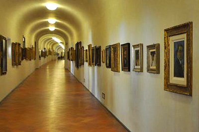 Der Vasari-Korridor in Florenz