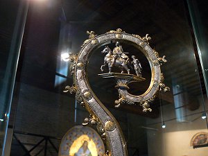 Bischofsstab mit Darstellung des St. Martin mit dem Bettler