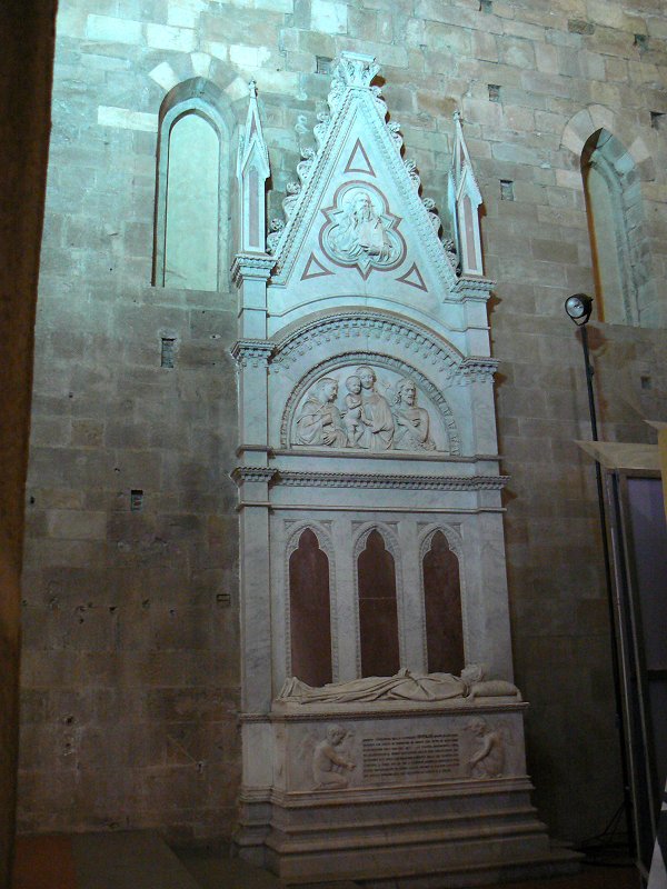 Grabmal in der Kirche San Giovanni e Santa Reparata in Lucca (Toskana)