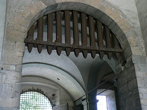 Fallgitter an der Porta San Donato