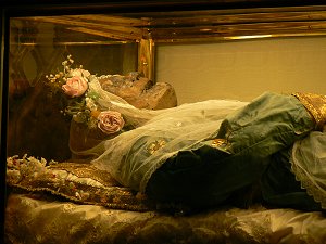 Mumie der Heiligen Zita