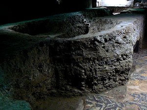 Heizsystem der römischen Thermen