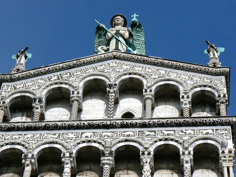 Marmorfassade San Michele in Foro