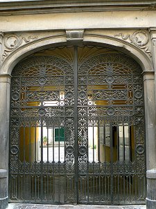 Lucca, Toskana - Schmiedeeisernes Tor