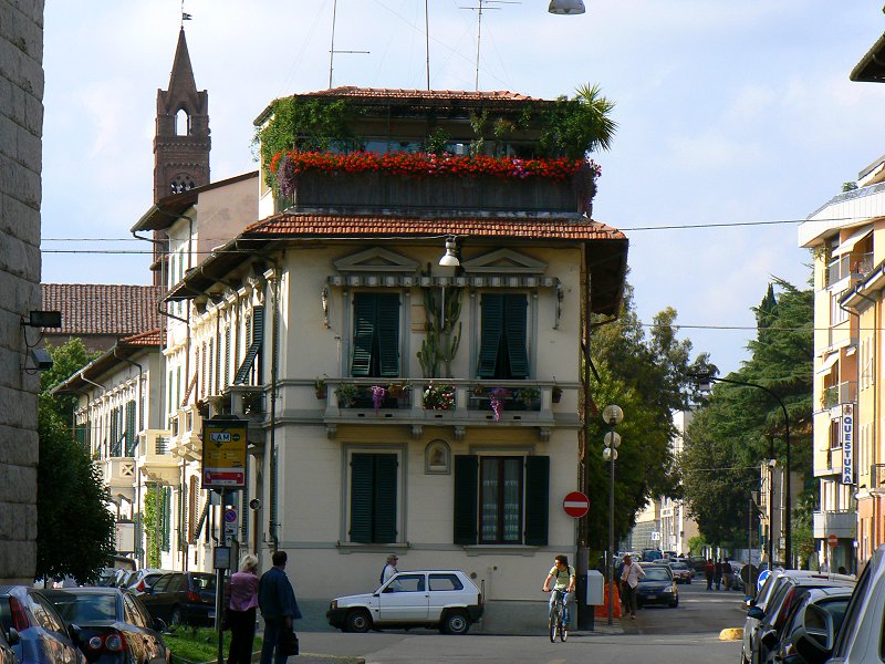 In der Altstadt von Pisa