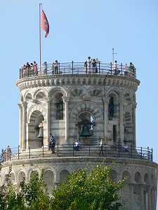 Auf dem Schiefen Turm