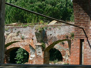 Die alte Zitadelle von Pisa