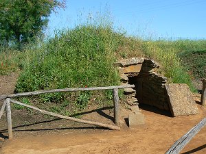 Hügelgrab in Italien