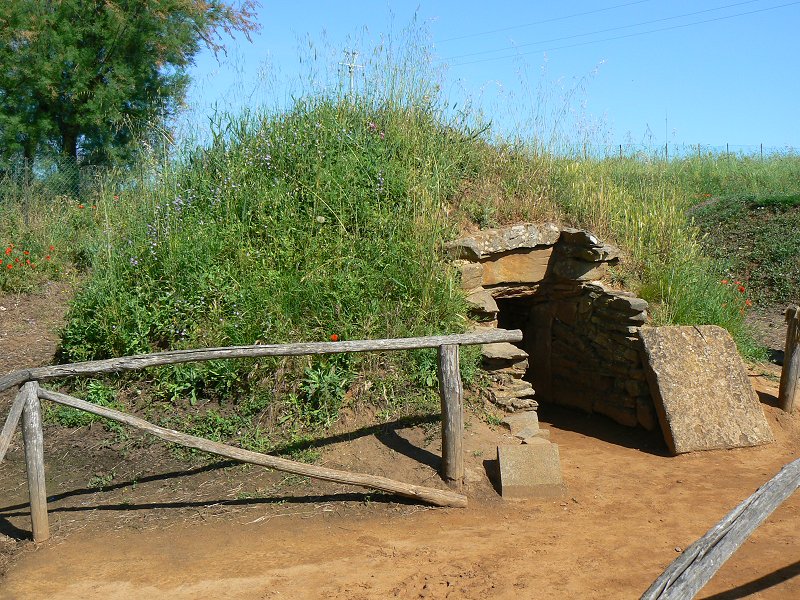 Hügelgrab der Etrusker in Italien