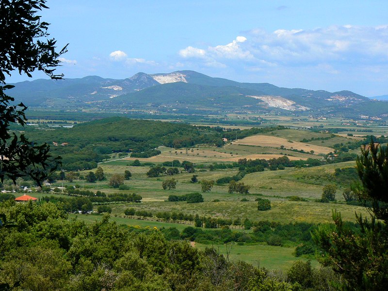 Bergbaugebiet und Steinbrüche um Campiglia Marittima