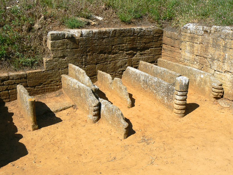 Totenhaus in Populonia  (Toskana, Italien)