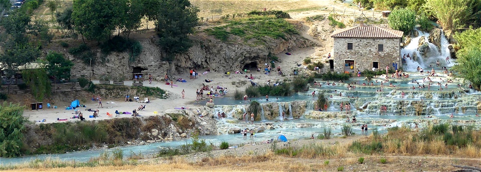 Saturnia, natürliche Thermen