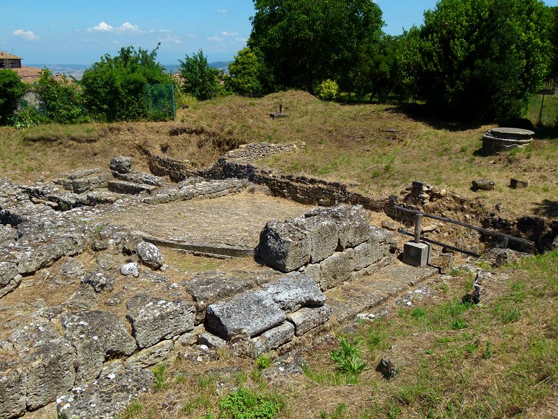 Etrusker-Ausgrabungen in Volterra