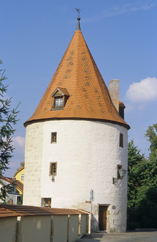 Weienburg - Stadtmauer mit Wachturm