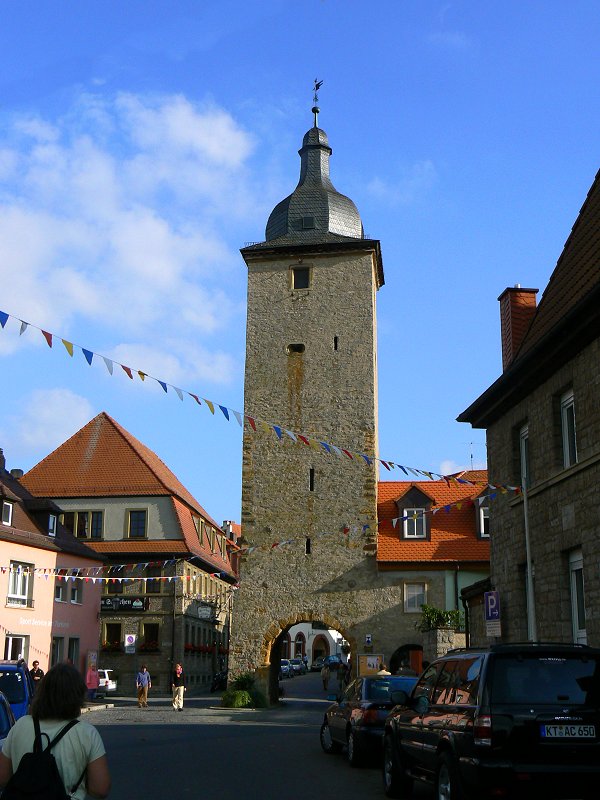 Volkach - Unteres Tor, Gaibacher Torturm, Krakenturm