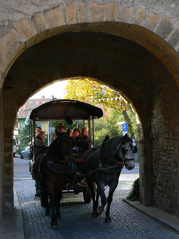 Volkach - Unteres Tor im Gaibacher Torturm, Krakenturm