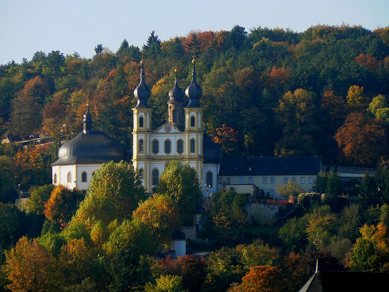 Wallfahrtskirche und Kapuzinerkloster Käppele in Würzburg